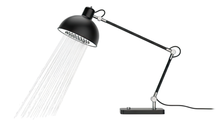 Desk Lamp Dispensing Water