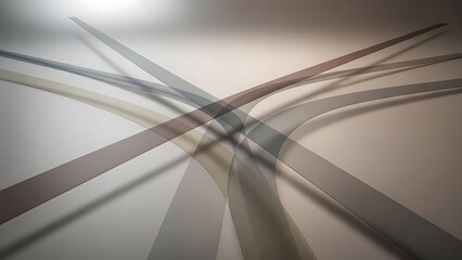 Abstract flow of ethereal light paths intertwining in a complex, dynamic pattern, creating a modern visual art piece with subtle gradients