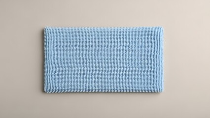 Aqua serenity bath mat, cozy elegance for serene bathing experience
