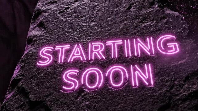 Starting Soon screen, overlay loop, animated virtual backgrounds, live stream or online event preparation, vtuber asset twitch zoom OBS.