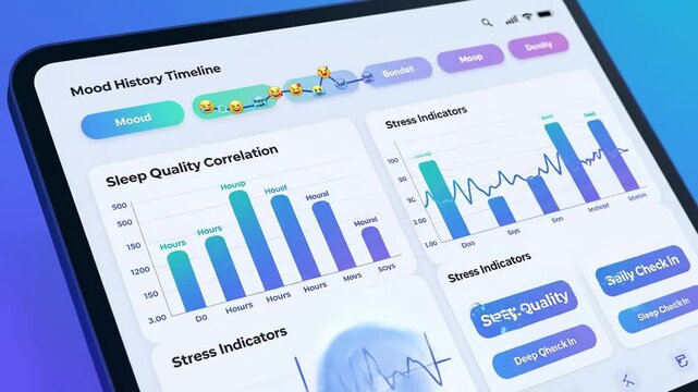 Documenting a Natural Mood Chart and Timeline in a Calm Data Visualization
