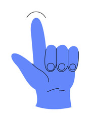 Gesture and hand showing non verbal element of communication. Vector isolated open palm and rebellion symbol with doodles. Thumb up, rock and roll and okay, peace and first up