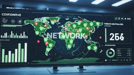 Global Network Security Monitoring - Data Visualization - Powered by Adobe