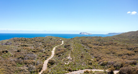 View of the Island on a Summer Day, Chatham Island in D&rsquo;Entrecasteaux-Nationalpark, Western Australia, Australia