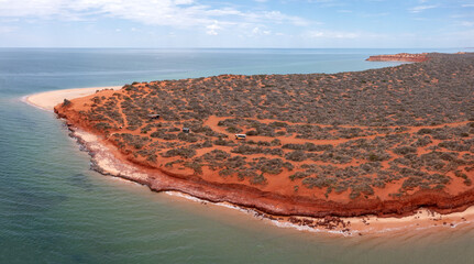 View of Peninsula from Francois Peron National Park, Westernmost Peninsula in Australia, Western Australia