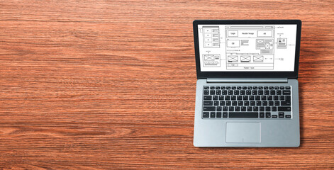 Website design software provide modish template for online retail business and e-commerce