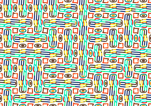 Dise&ntilde;o de dibujo con combinaciones de colores.