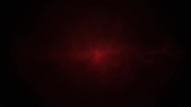 赤色雷が残光をにじませる横動画