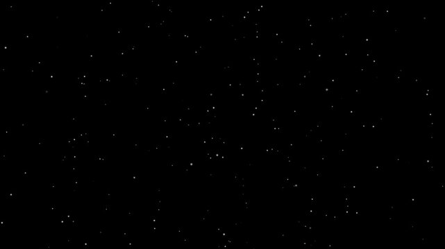 Abstract background.Night starry skies with twinkling stars motion background ,Stars to empty space. voyage into empty dark spaceSpace Background Loop Animation 4K Video.