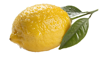 lemon isolated on white