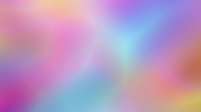 Holographic liquid rainbow gradient with soft particle glow and smooth wavy transitions. Perfect for video projects, background design or wallpaper