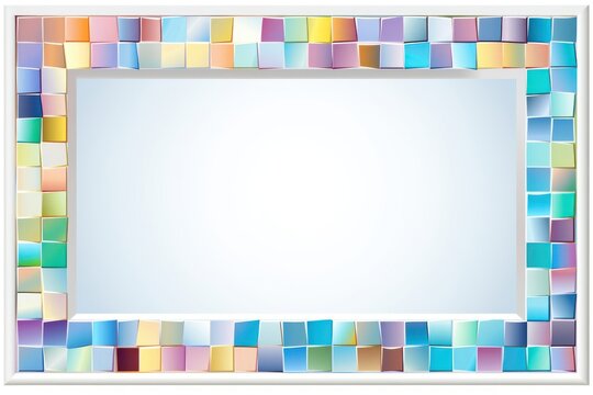 Rainbow backgrounds frame art.