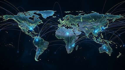 Global Network Connectivity and Data Transfer.