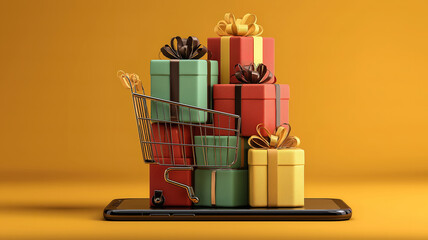 Bright holiday buying season with gift delivery deals on black friday cyber monday online rush