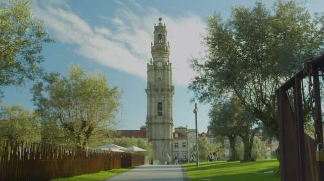 Classic buildings along the central streets of Porto.