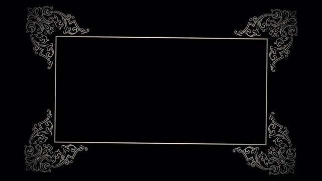 shaking frame from a vintage retro film recreated frame from the silent film era
