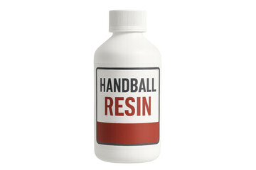 Handball resin bottle for athletic grip enhancement