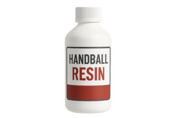 Handball resin bottle for athletic grip enhancement