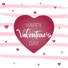 happy valentines day vector illustration. it is suitable for card, banner, or poster