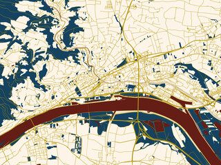 Clean Urban Street Map Krems