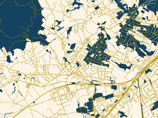 Clean Urban Street Map Leonding