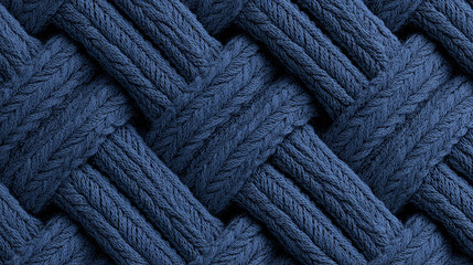 Navy Blue Knit Texture / ネイビーブルーニットの背景