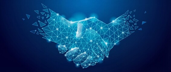 Digital handshake polygon network