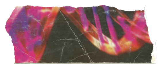 Torn abstract fragment with vibrant cracked colors