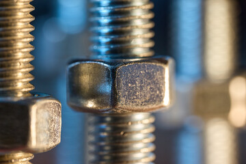 Industrial Fasteners with Nuts and Bolts
