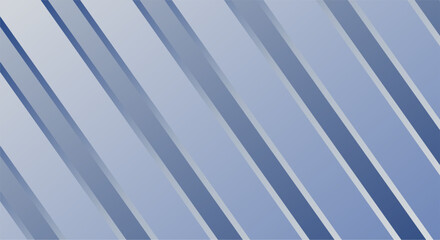 Abstract Diagonal Stripes Background with Blue and Silver Gradient Lines