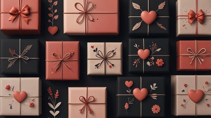 christmas decoration on wooden background