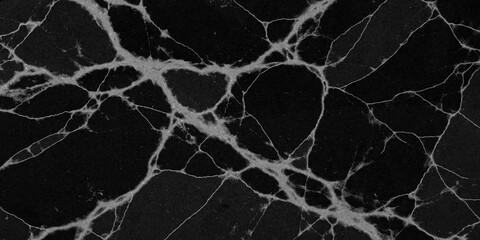 Realistic black marble texture for architectural and design projects