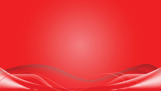 Red Abstract Wave Gradient Background