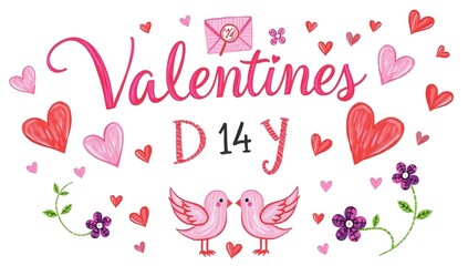 Valentines day illustration