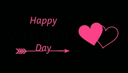 Happy day with hearts