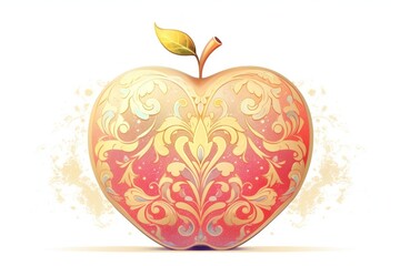 Fototapeta premium Apple backgrounds fruit plant.