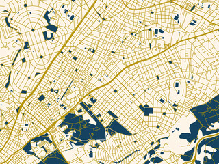 GRE, Zografos &ndash; minimalist flat city map