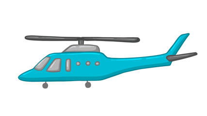 helicopter cartoon illustration © DENI ARIS SUSANTO