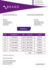 Creative, modern, unique, clean, and professional Creative & corporate company business letterhead and invoice editable. template design with color and concept variation bundle.
