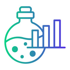Obraz premium science Line Gradient Icon