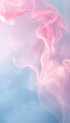 Wispy plumes ascend, ethereal and pure, hinting at mystery and renewal,  ethereal,  white