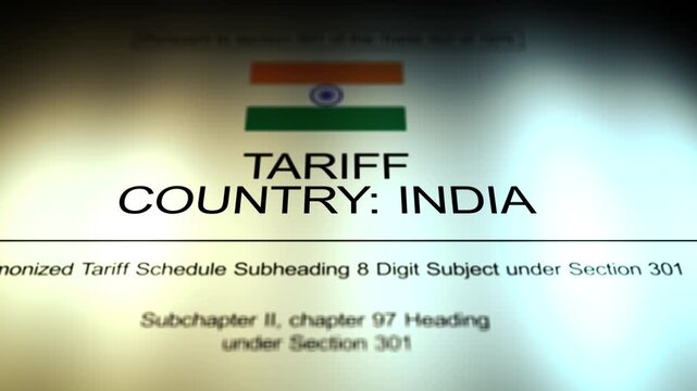 Cinematic India - United States Tariff Document