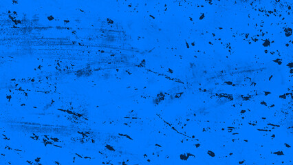 荒々しく激しい掠れ・擦り傷・剥がれ・汚れ、経年劣化や使い込んだようなイメージのグランジ風背景・テクスチャー向け画像素材　8K UHDサイズ　青／ブルー２