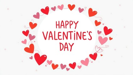 Happy valentine's day card