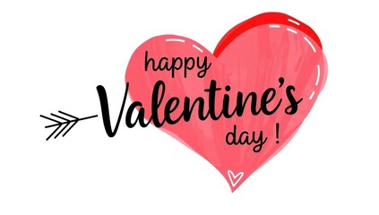 Happy valentine's day heart