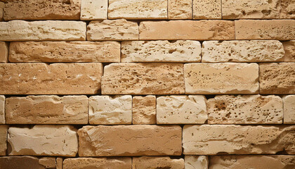 Travertine bricks texture structure pattern wallpaper
