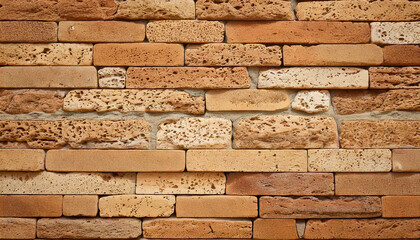 Travertine bricks texture structure pattern wallpaper
