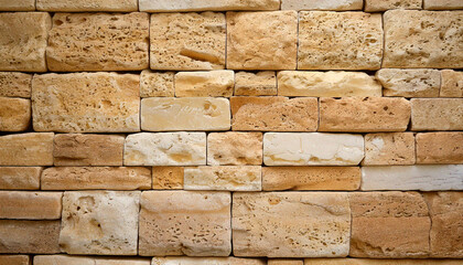 Travertine bricks texture structure pattern wallpaper