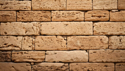 Travertine bricks texture structure pattern wallpaper