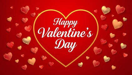 Happy valentine's day card